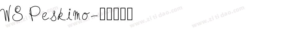 WS Peskimo字体转换